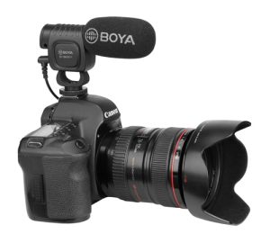 מיקרופון קונדנסר למצלמה BOYA BY-BM3011 מיקרופון קונדנסר למצלמה BOYA BY-BM3011