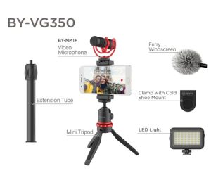 BOYA BY-VG350 SMARTPHONE VIDEO KIT BOYA BY-VG350 SMARTPHONE VIDEO KIT