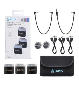 מיקרופון אלחוטי למצלמה מקצועית BOYA BY-M1V2 מיקרופון אלחוטי למצלמה מקצועית BOYA BY-M1V2