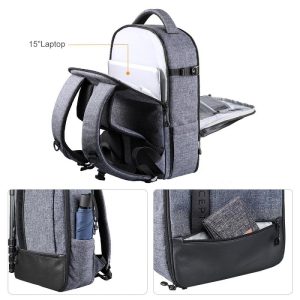 תיק מקצועי 15L למצלמת DSLR מבית K&F CONCEPT תיק מקצועי 15L למצלמת DSLR מבית K&F CONCEPT