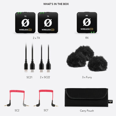 אביזרים בקיט RODE WIRELESS ME DUAL SET