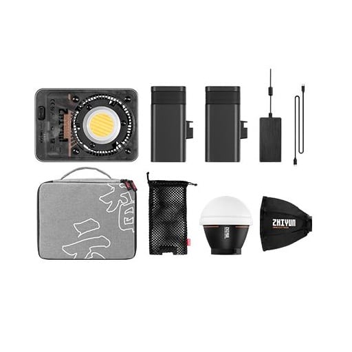 ZHIYUN X60 PRO עם מגוון אביזרים
