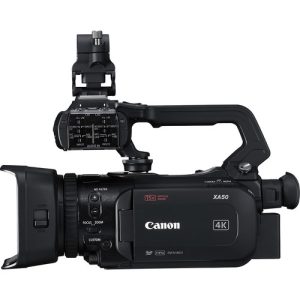 מצלמת וידאו CANON XA50 עם מסך LCD מצלמת וידאו CANON XA50 עם מסך LCD
