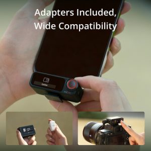 מיקרופון אלחוטי כפול DJI MIC2 לסמארטפון מיקרופון אלחוטי כפול DJI MIC2 לסמארטפון