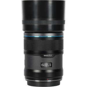 SIRUI SNIPER 56MM LENS עם מגן שמש SIRUI SNIPER 56MM LENS עם מגן שמש