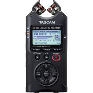 מקליט אודיו נייד TASCAM DR-40X מקליט אודיו נייד TASCAM DR-40X