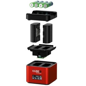 מטען HAHNEL PRO CUBE3 למצלמות CANON מטען HAHNEL PRO CUBE3 למצלמות CANON