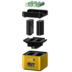 מטען HAHNEL PRO CUBE3 למצלמות ניקון מטען HAHNEL PRO CUBE3 למצלמות ניקון