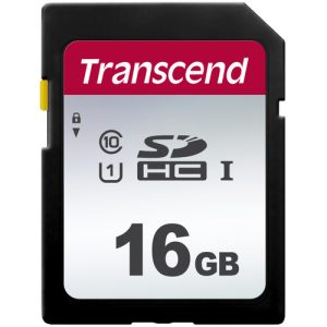 כרטיס זיכרון TRANSCEND SDHC 16GB 300S כרטיס זיכרון TRANSCEND SDHC 16GB 300S