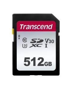 כרטיס זיכרון TRANSCEND SDXC 512GB 300S כרטיס זיכרון TRANSCEND SDXC 512GB 300S