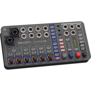 מיקסר סאונד Zoom LiveTrak L-6 עם הקלטה רב ערוצית