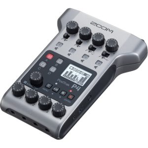 מקליט פודקאסט Zoom PodTrak P4 מקליט פודקאסט Zoom PodTrak P4