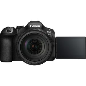 מצלמה CANON R6 MARK 3 עם עדשה 24-105 מ"מ ומסך מפרקי מצלמה CANON R6 MARK 3 עם עדשה 24-105 מ"מ ומסך מפרקי