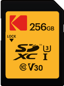 כרטיס זיכרון KODAK 256GB SDXC UHS-I