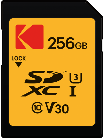 כרטיס זיכרון KODAK 256GB SDXC UHS-I