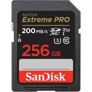 כרטיס זיכרון SanDisk Extreme PRO 256GB UHS-I SDXC