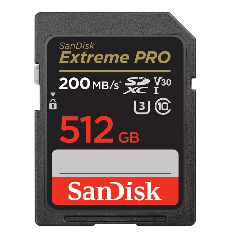 כרטיס זיכרון SanDisk Extreme PRO 512GB UHS-I SDXC