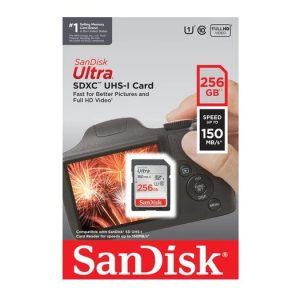 כרטיס זיכרון אולטרה SanDisk 256GB Ultra UHS-I SDXC