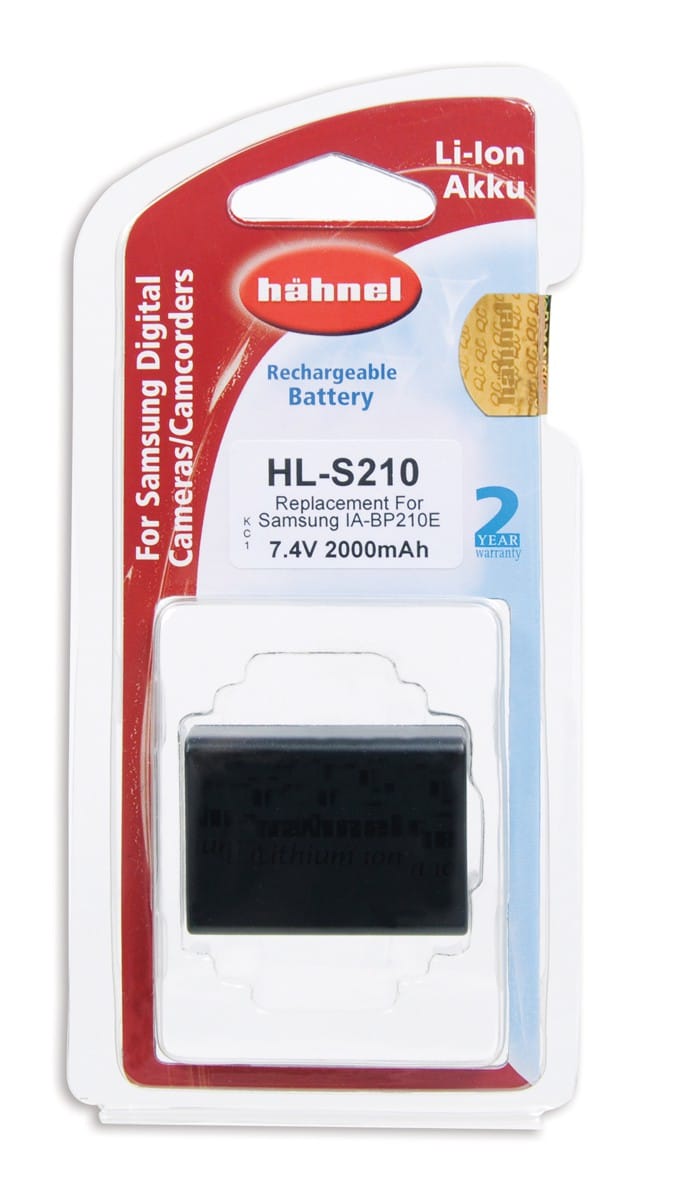 סוללה למצלמת סמסונג דגם Hahnel HL-S210E