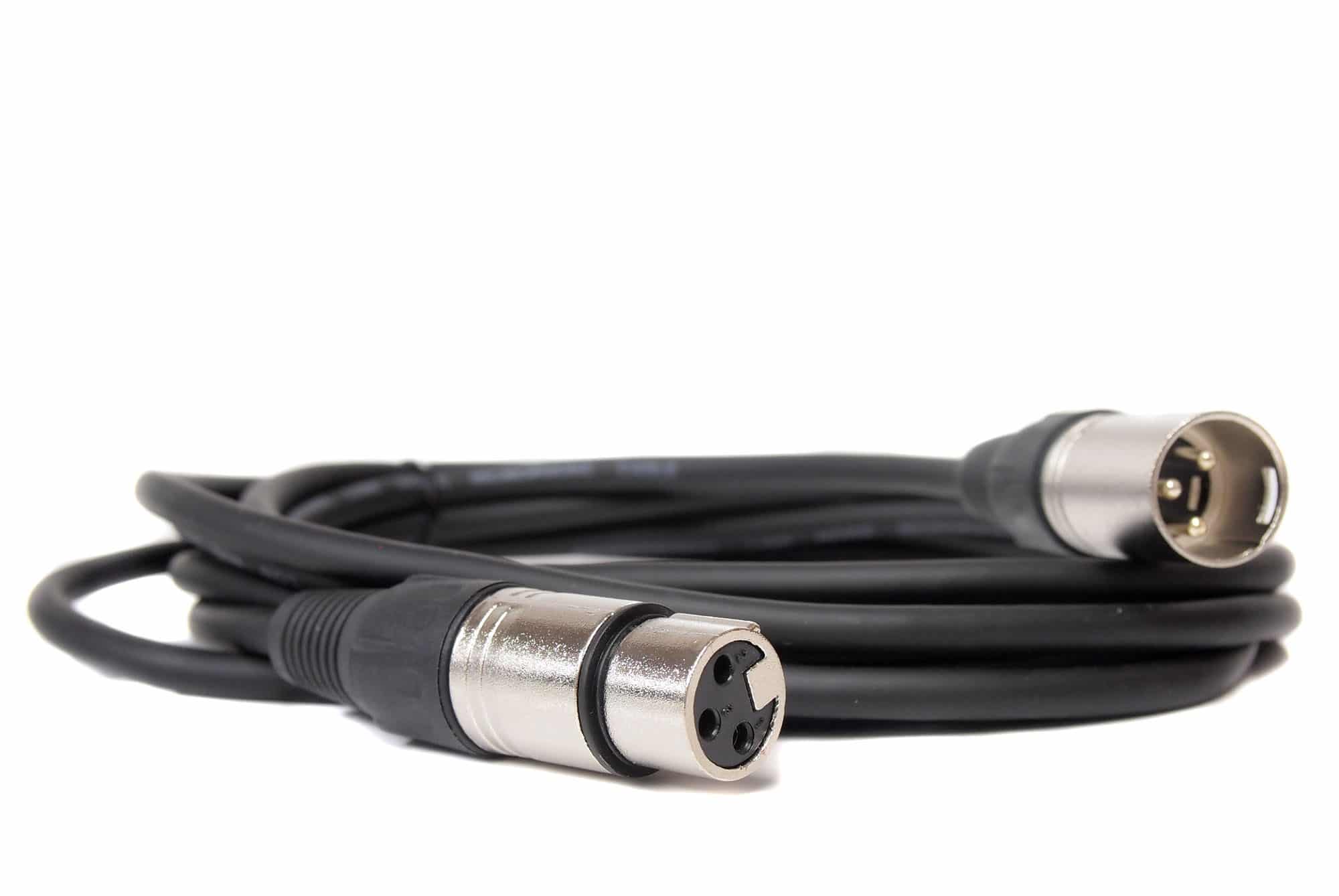 כבל XLR ל- 3.5 מ"מ באורך 3 מ'